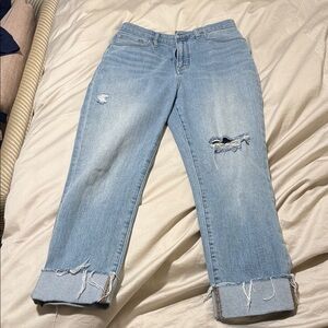 Madewell Size 29 Light Blue Distressed Women's Jeans